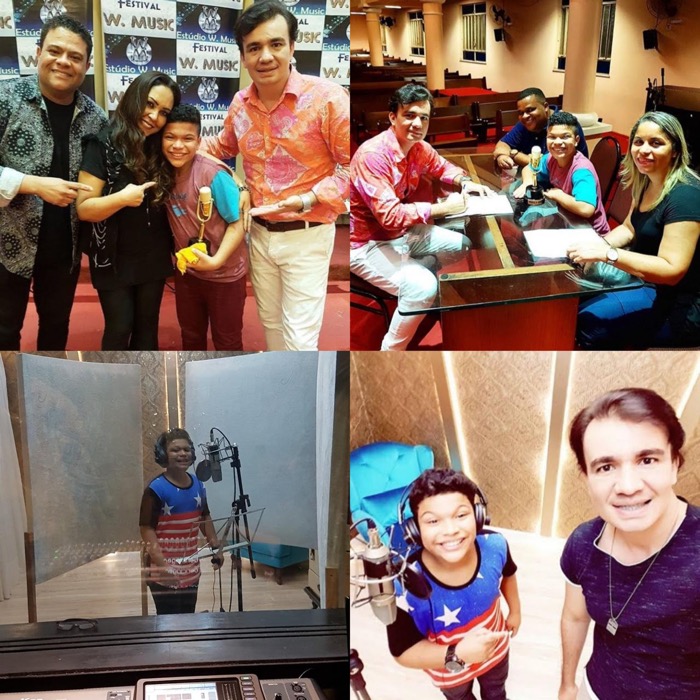 Bastidores do Festival W.Music: jurados, estúdio e candidato com o troféu
